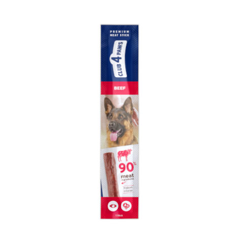 CLUB 4 PAWS PREMIUM MEATY STICK: VITĂ. Complementar hrană pentru câini